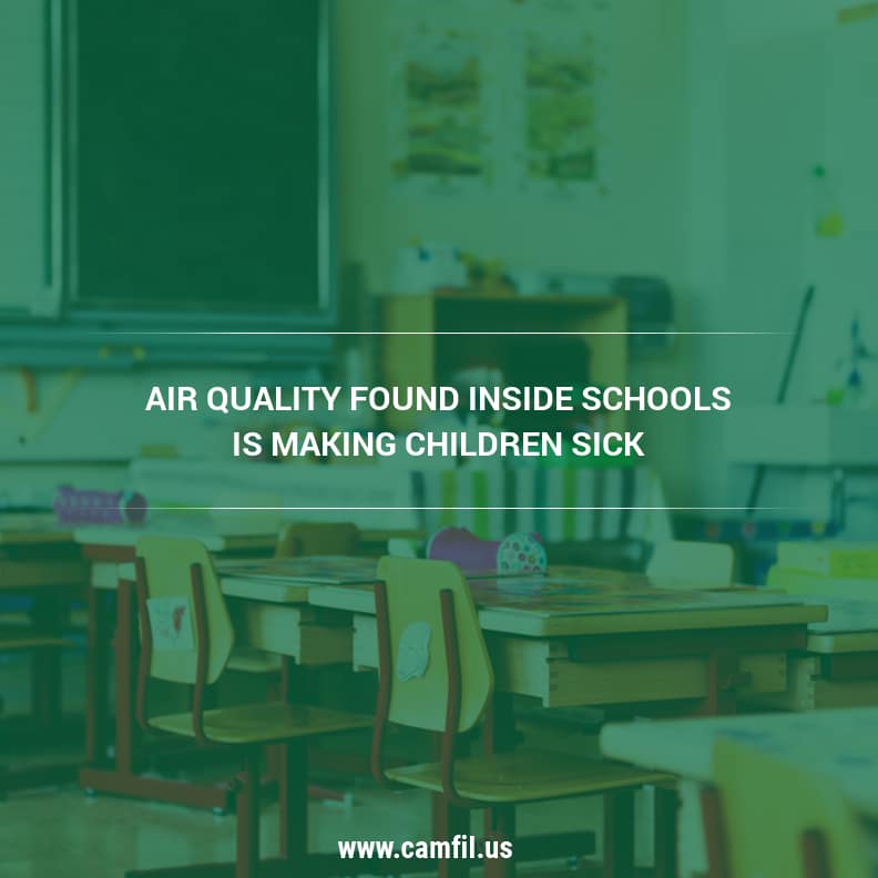 Air Quality Found Inside Schools Is Making Children Sick