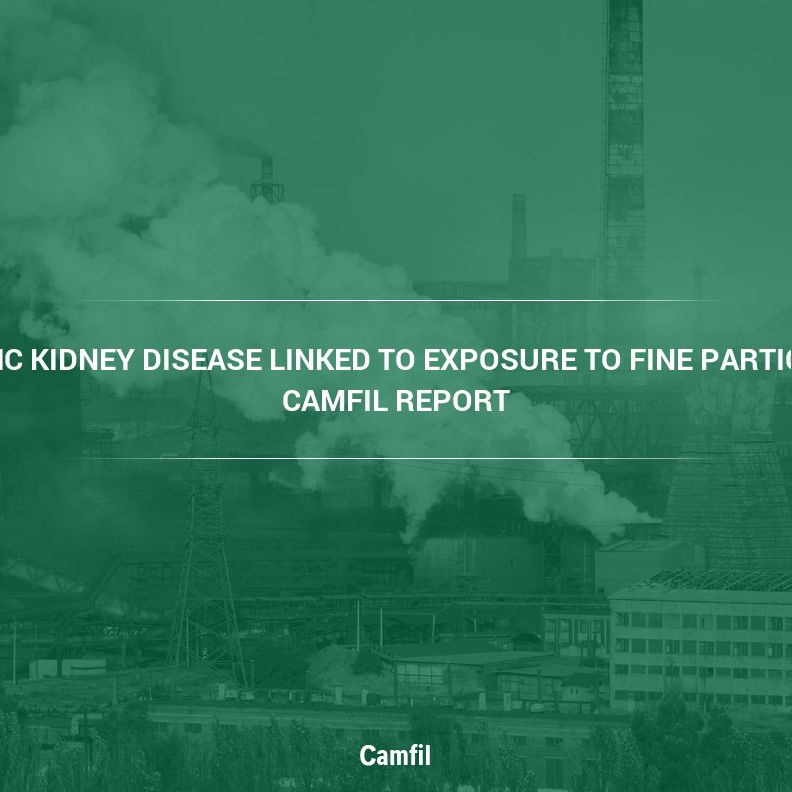 Research Finds Increased Risk of Chronic Kidney Disease Linked to Exposure to Fine Particulate Matter (PM2.5)