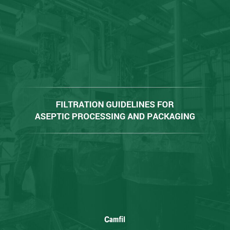 Filtration Guidelines for Aseptic Processing and Packaging Released